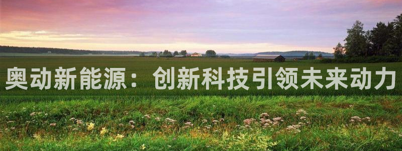 新宝gg直属:奥动新能源:创新科技引领未来动力