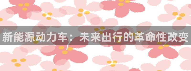 新宝GG的老板:新能源动力车:未来出行的革命性改变