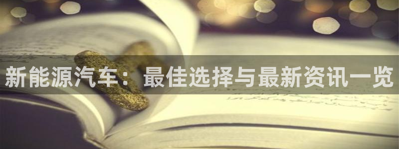 登录新宝GG：新能源汽车：最佳选择与最新