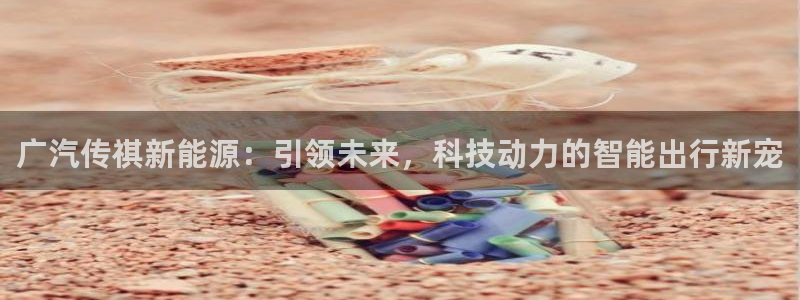 新宝gg平台开发：广汽传祺新能源：引领未