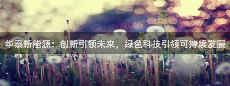 新宝gg如何注册登录：华泰新能源：创新引